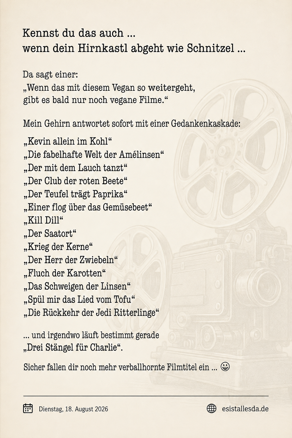 es ist alles da