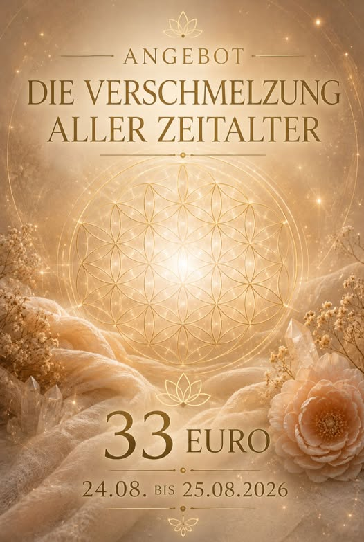 Die Verschmelzung aller Zeitalter. Gruppenangebot, 24. bis 25.08.2026. Sandra Lumina