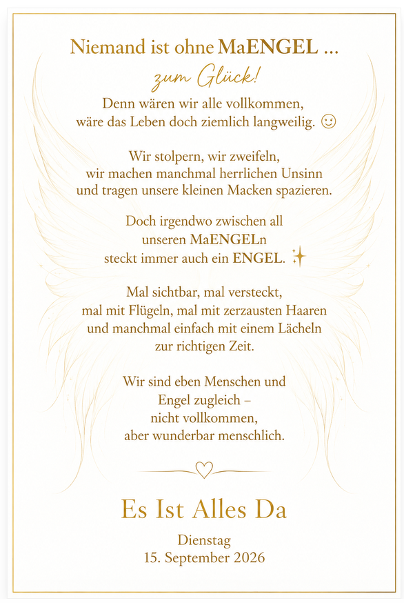 Die Botschaft des Tages
