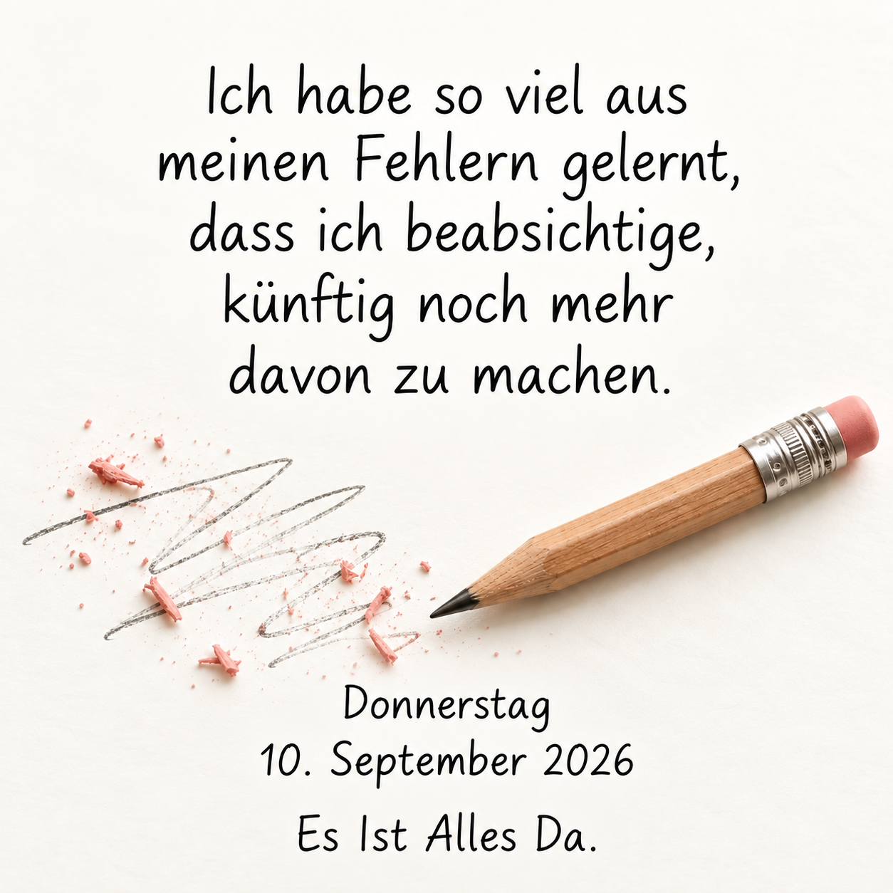 es ist alles da ... 