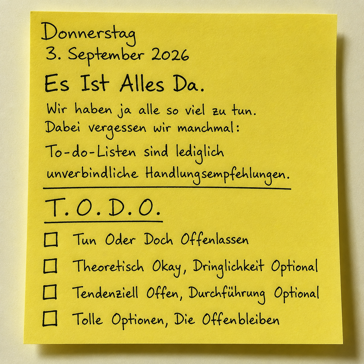 es ist alles da ... 