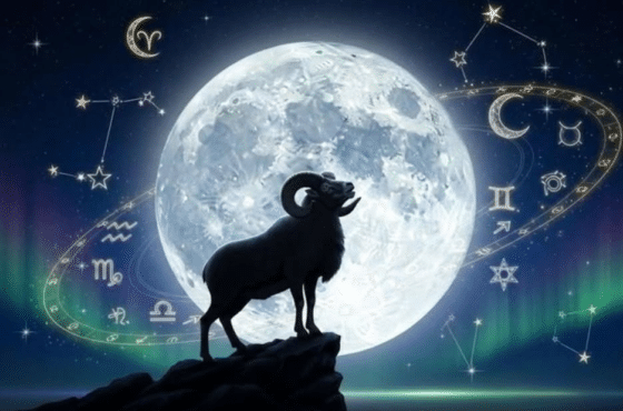 Der Widder Vollmond. Angela Salerno Greg