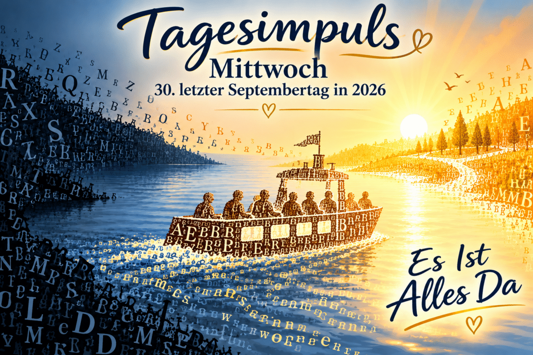 Tagesimpuls. Mittwoch, 30. September 2026. Es Ist Alles Da.
