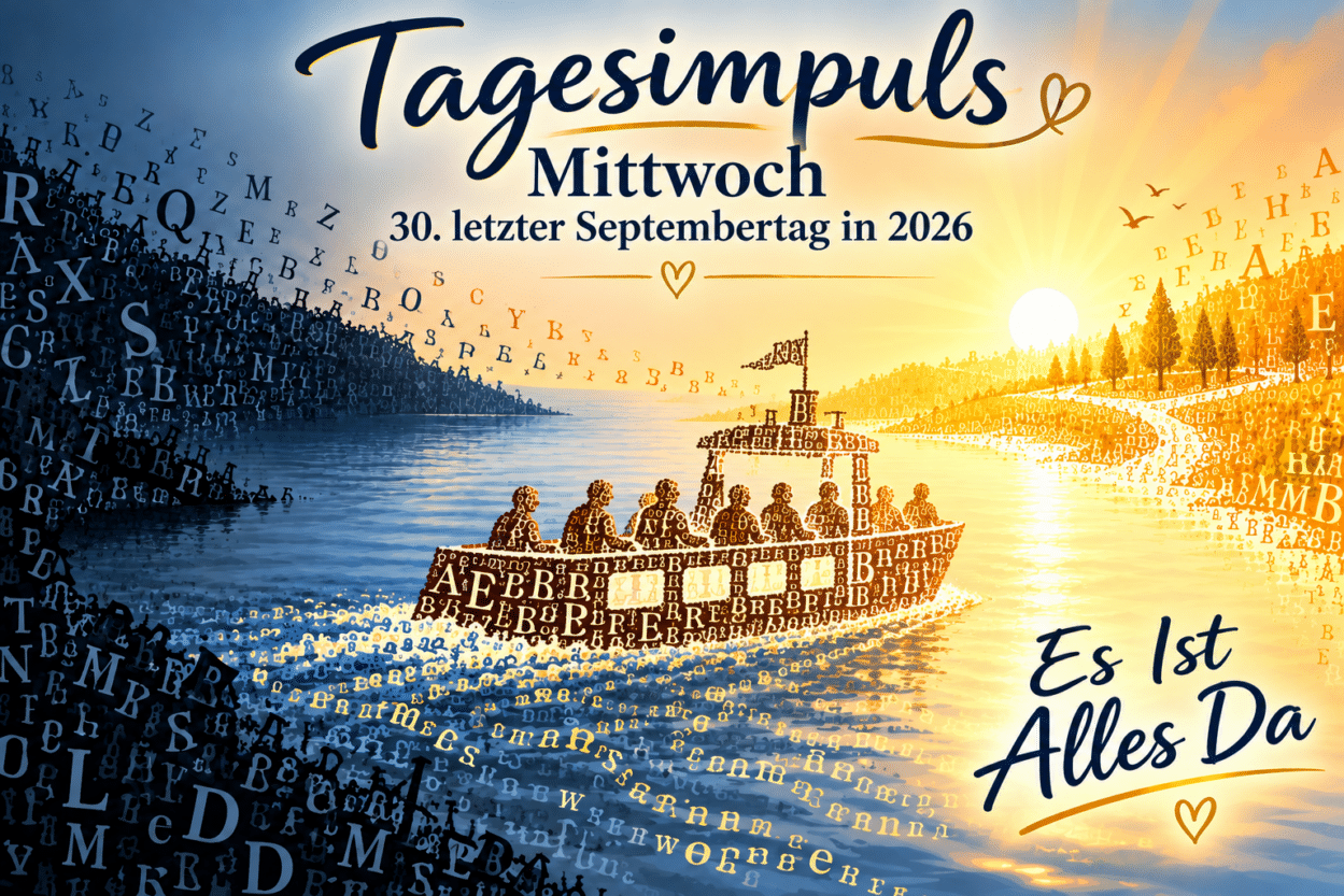 Tagesimpuls. Mittwoch, 30. September 2026. Es Ist Alles Da.