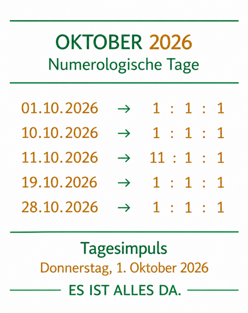 Die Botschaft des Tages