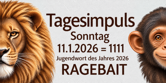 Tagesimpuls. Sonntag, 11.10.2020 = 1111. Es Ist Alles Da. Heute: Ragebait …