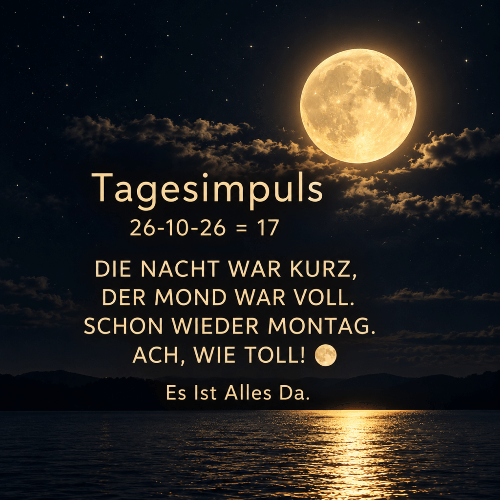 Die Botschaft des Tages