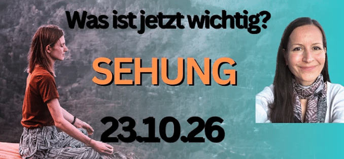Sehung – „Was ist jetzt wichtig, zu wissen für dich?“ Annette Gottschalk