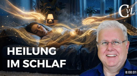 Heilung im Schlaf, 8 Stunden, die ganze Nacht. Cornelius van Lessen