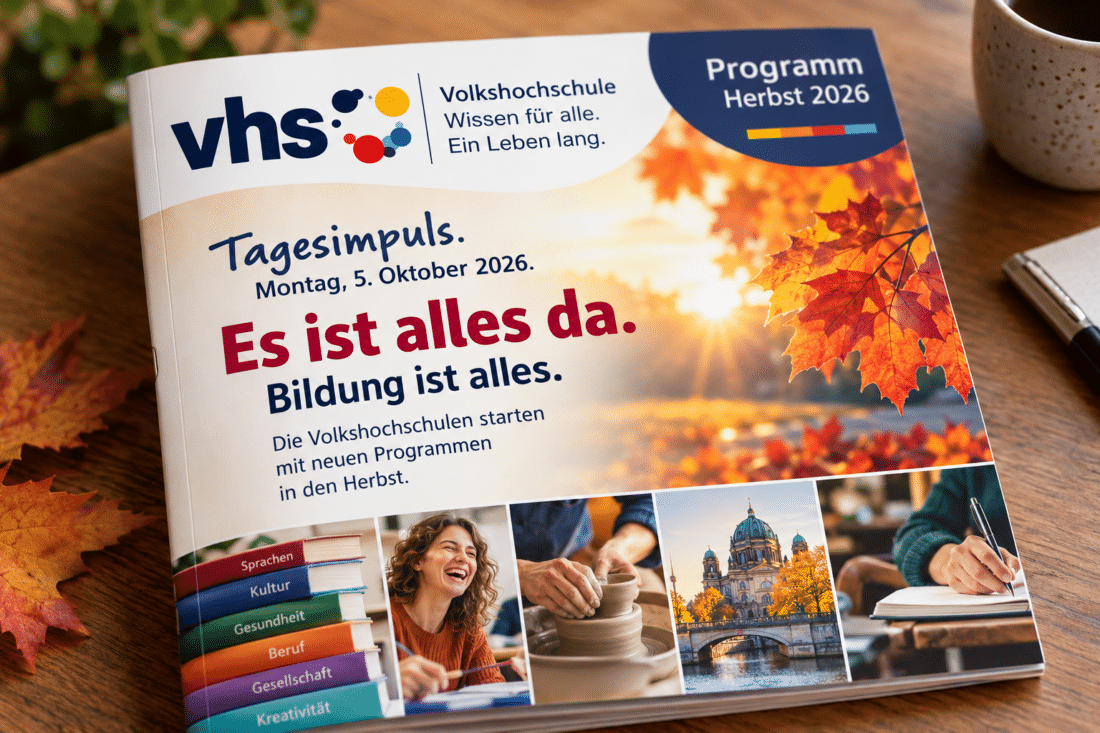 Tagesimpuls. Montag, 5. Oktober 2026. Es ist alles da.