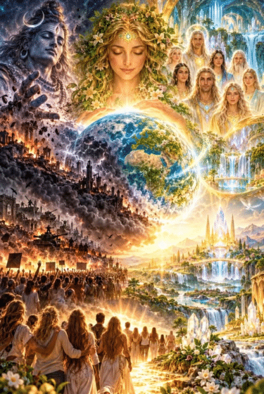 Botschaft von Mutter Erde und den Volk Agartha aus Innererde und mein persönlicher Zukunftsblick bis 2033. Sandra Lumina