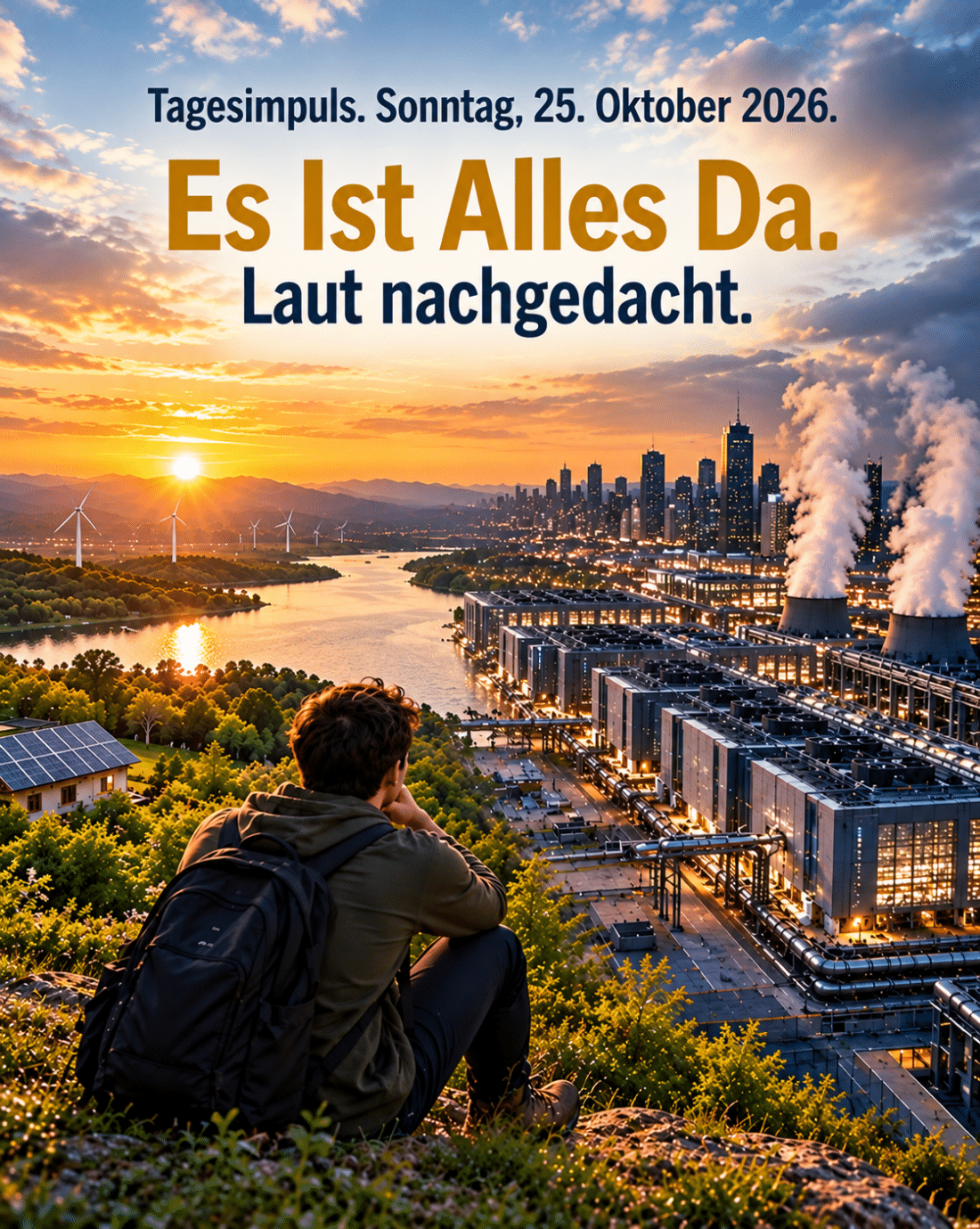 Tagesimpuls. Sonntag, 25. Oktober 2026. Es Ist Alles Da. Laut nachgedacht …