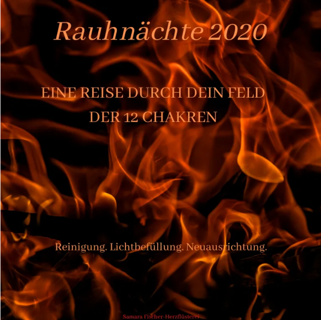 Herzflüsterei, 💫Der Raum der 12-Chakren-Rauhnachts- Reise entfaltet sich
