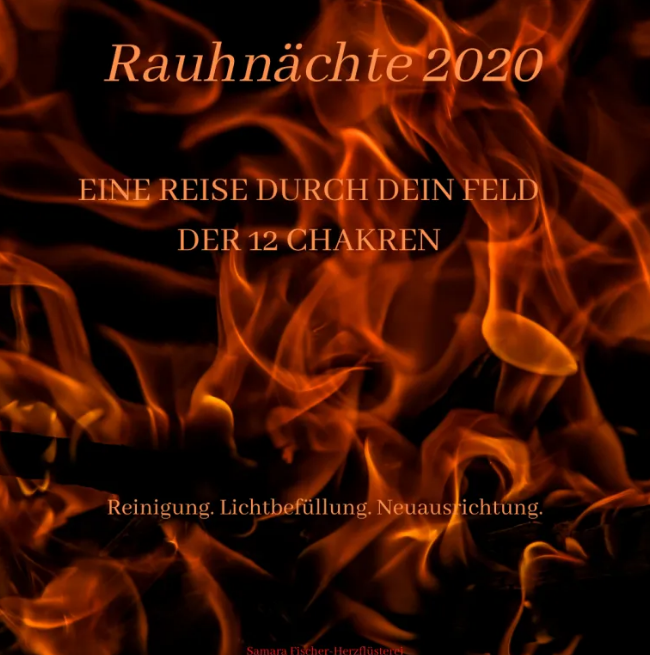 Herzflüsterei, 💫Der Raum der Rauhnächte ist eröffnet  … Die Chakren im Einzelnen💫