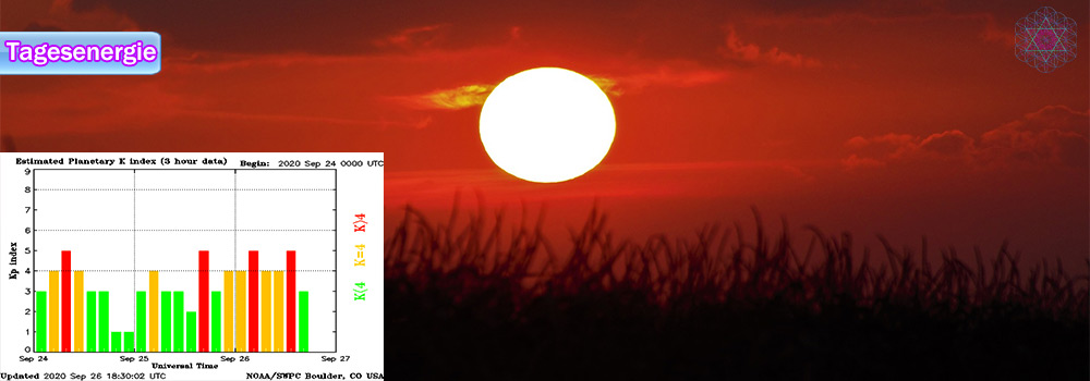 Tagesenergie am 27. September 2020 (STARKE SONNENWINDE ERREICHEN UNS!!!)